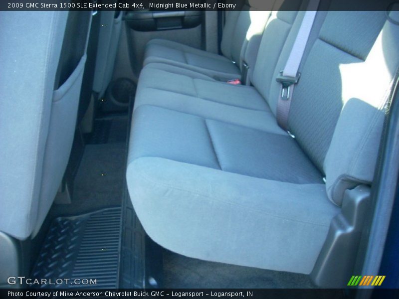 Midnight Blue Metallic / Ebony 2009 GMC Sierra 1500 SLE Extended Cab 4x4