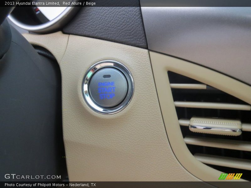 Red Allure / Beige 2013 Hyundai Elantra Limited