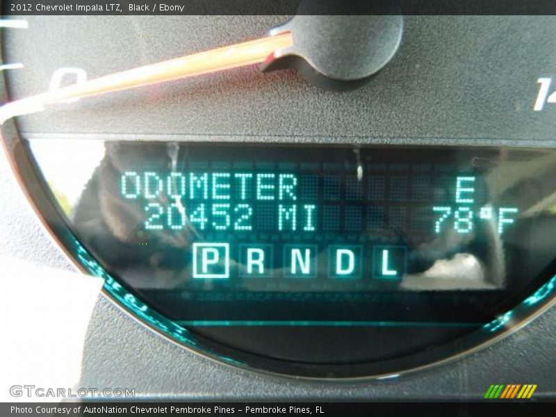 Black / Ebony 2012 Chevrolet Impala LTZ