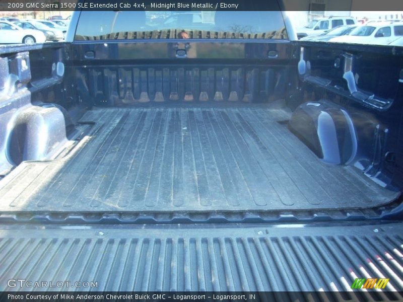 Midnight Blue Metallic / Ebony 2009 GMC Sierra 1500 SLE Extended Cab 4x4