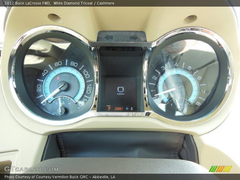White Diamond Tricoat / Cashmere 2012 Buick LaCrosse FWD