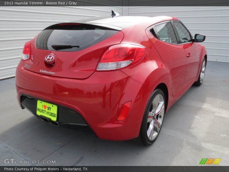 Boston Red / Gray 2013 Hyundai Veloster