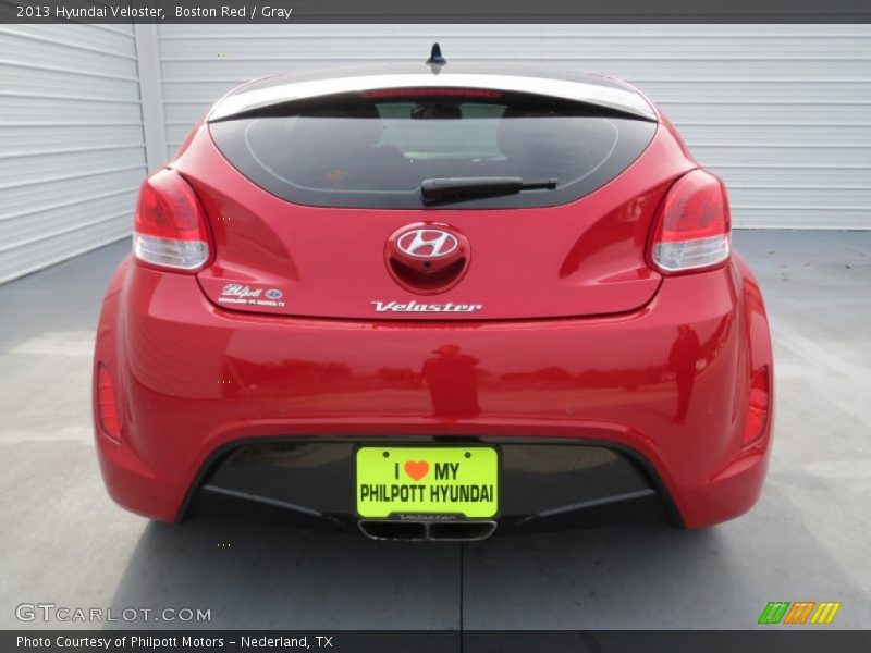Boston Red / Gray 2013 Hyundai Veloster