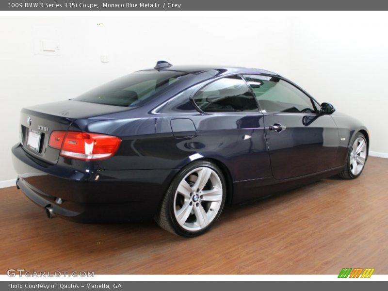 Monaco Blue Metallic / Grey 2009 BMW 3 Series 335i Coupe