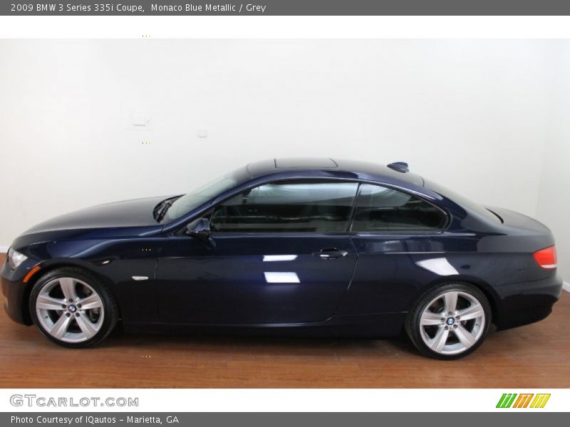 Monaco Blue Metallic / Grey 2009 BMW 3 Series 335i Coupe