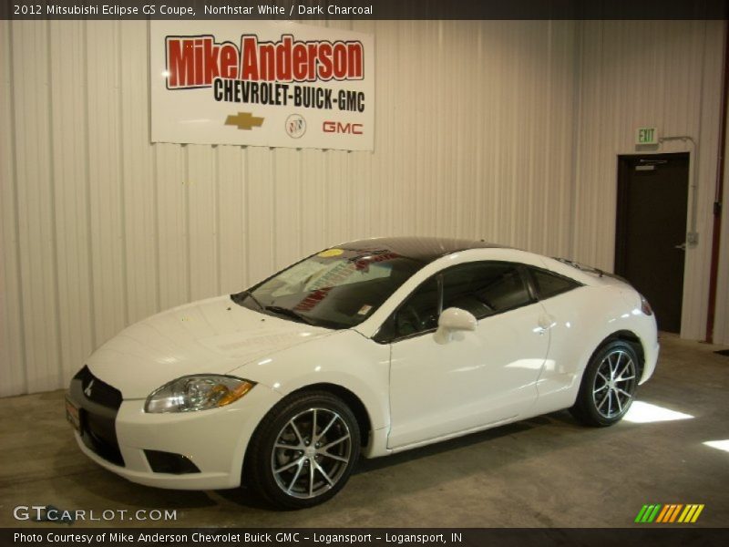 Northstar White / Dark Charcoal 2012 Mitsubishi Eclipse GS Coupe