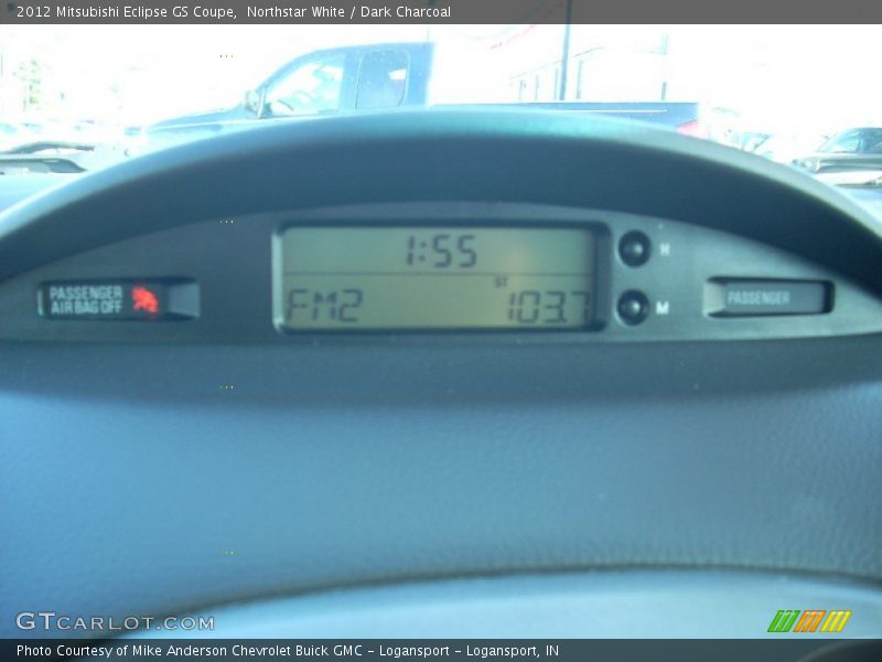 Northstar White / Dark Charcoal 2012 Mitsubishi Eclipse GS Coupe
