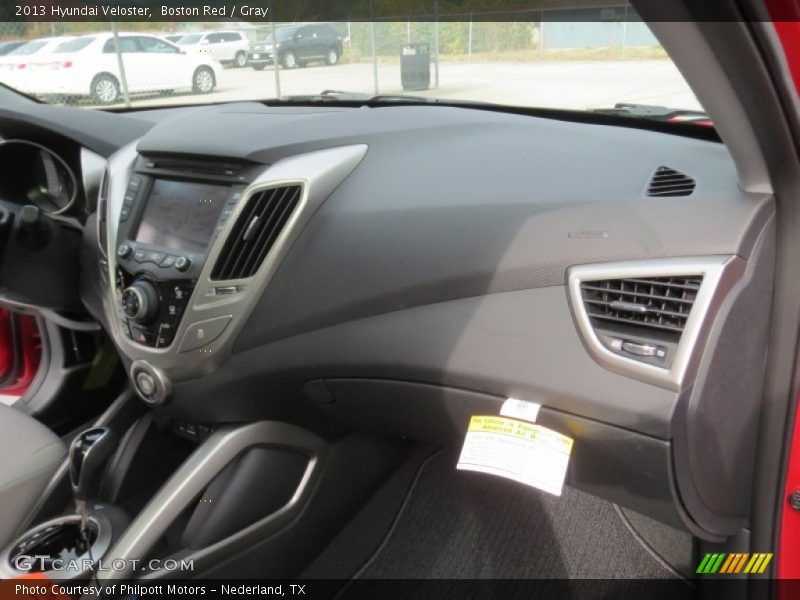 Boston Red / Gray 2013 Hyundai Veloster