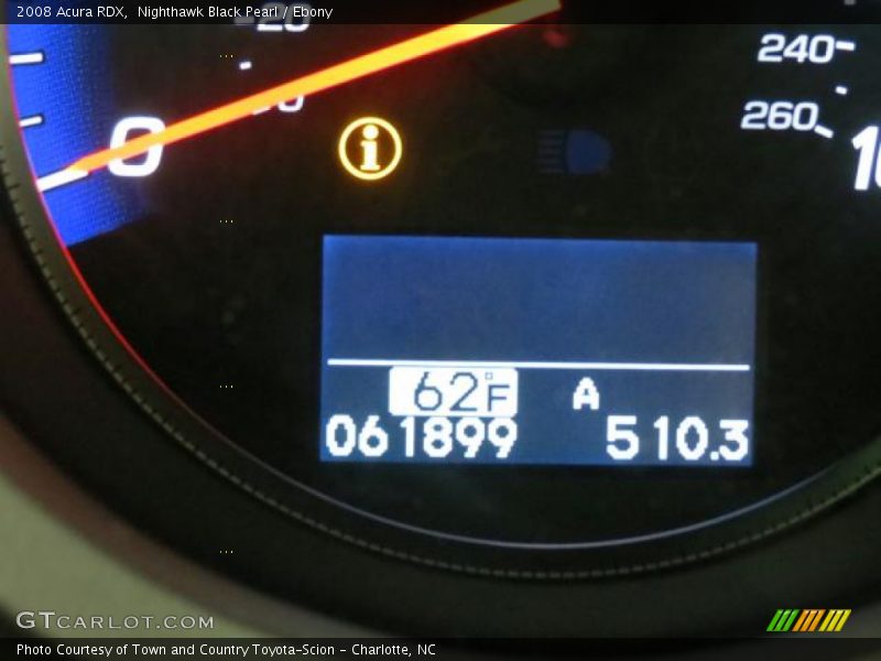 Nighthawk Black Pearl / Ebony 2008 Acura RDX
