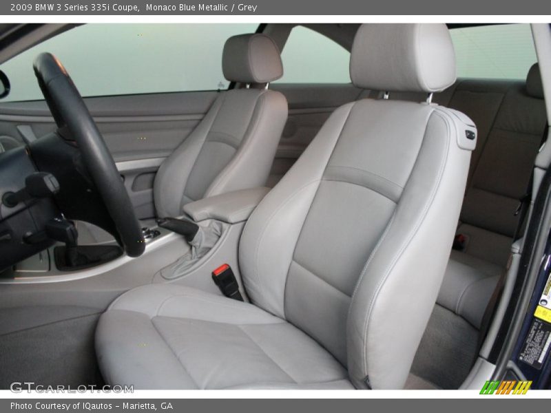 Front Seat of 2009 3 Series 335i Coupe