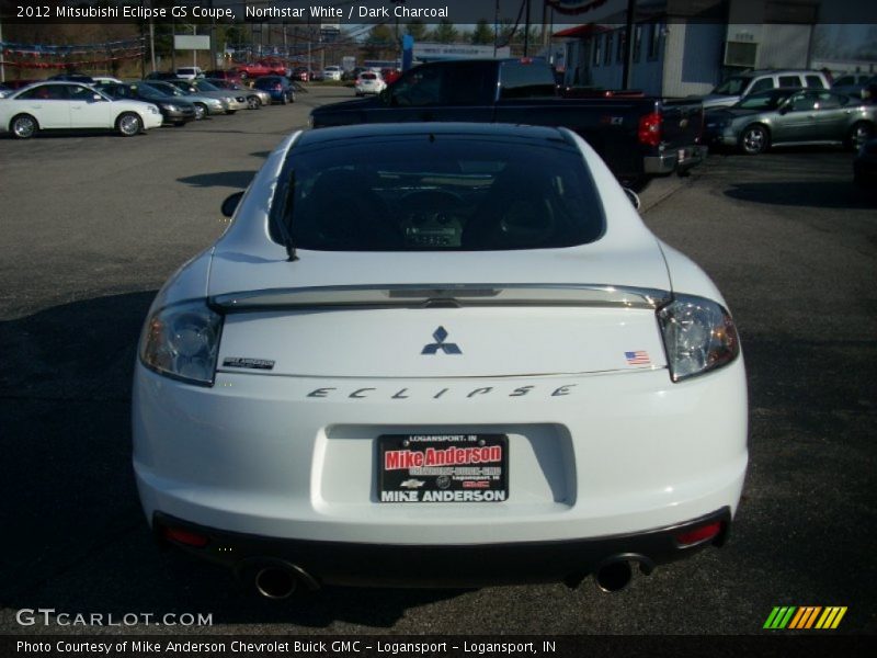 Northstar White / Dark Charcoal 2012 Mitsubishi Eclipse GS Coupe