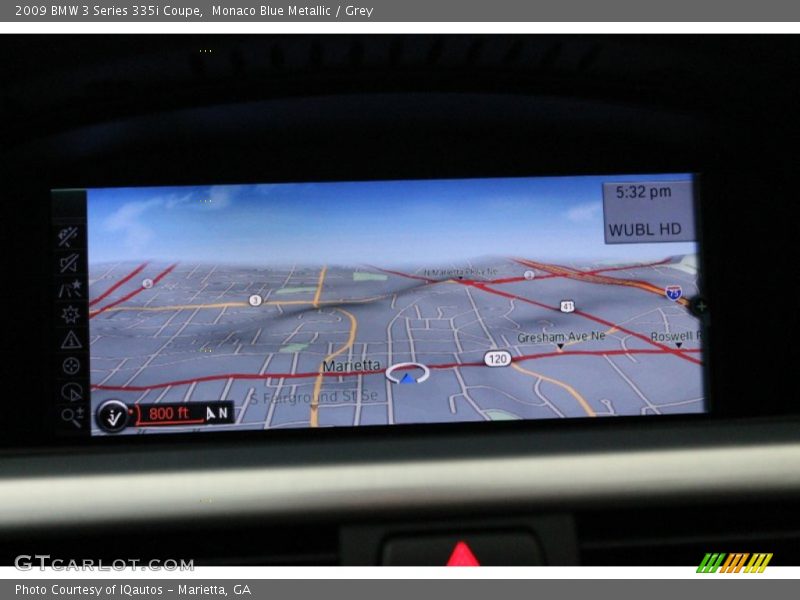 Monaco Blue Metallic / Grey 2009 BMW 3 Series 335i Coupe