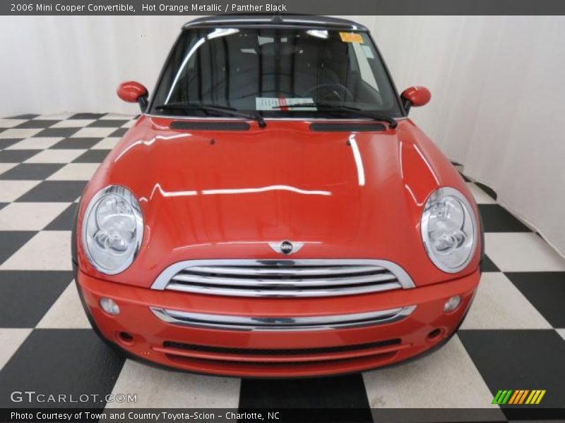 Hot Orange Metallic / Panther Black 2006 Mini Cooper Convertible