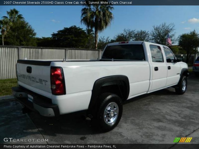 Summit White / Dark Charcoal 2007 Chevrolet Silverado 2500HD Classic Crew Cab 4x4