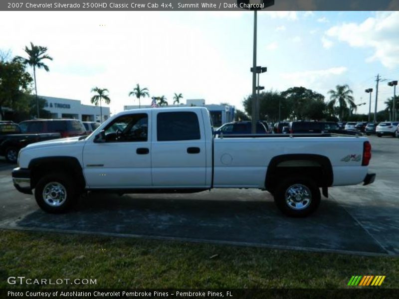 Summit White / Dark Charcoal 2007 Chevrolet Silverado 2500HD Classic Crew Cab 4x4