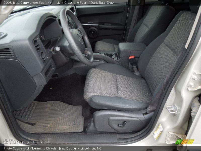 Light Graystone Pearl / Dark Slate Gray 2008 Jeep Commander Sport 4x4