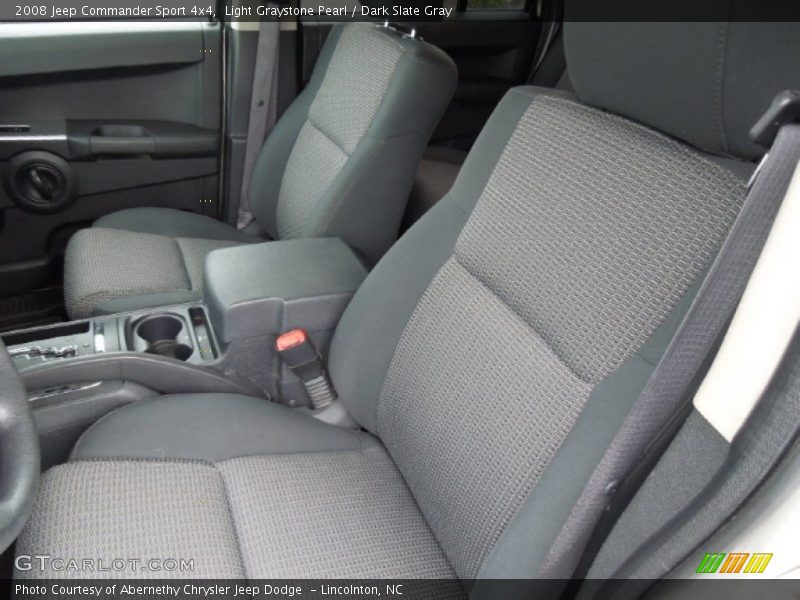 Light Graystone Pearl / Dark Slate Gray 2008 Jeep Commander Sport 4x4