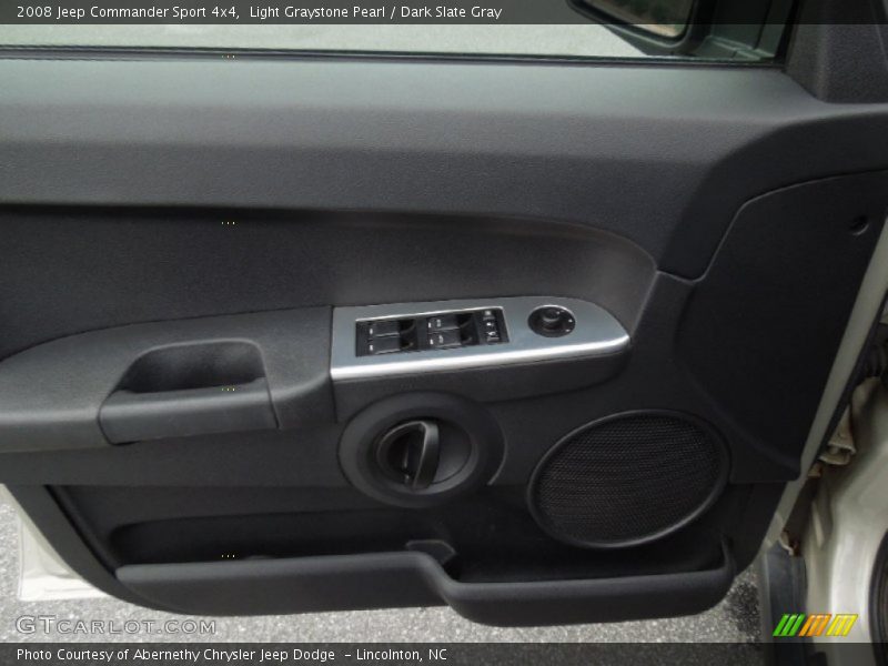 Light Graystone Pearl / Dark Slate Gray 2008 Jeep Commander Sport 4x4