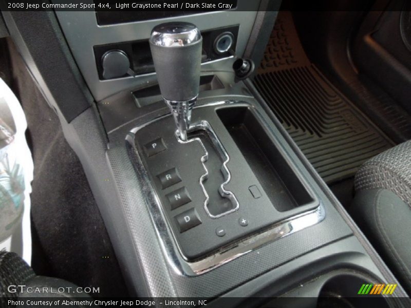 Light Graystone Pearl / Dark Slate Gray 2008 Jeep Commander Sport 4x4