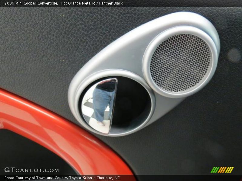 Hot Orange Metallic / Panther Black 2006 Mini Cooper Convertible