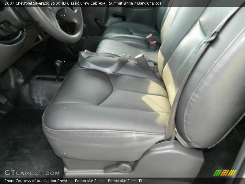 Summit White / Dark Charcoal 2007 Chevrolet Silverado 2500HD Classic Crew Cab 4x4