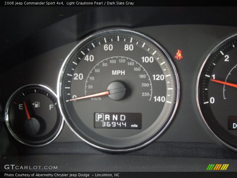 Light Graystone Pearl / Dark Slate Gray 2008 Jeep Commander Sport 4x4
