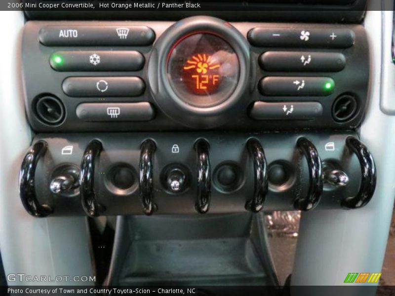 Hot Orange Metallic / Panther Black 2006 Mini Cooper Convertible