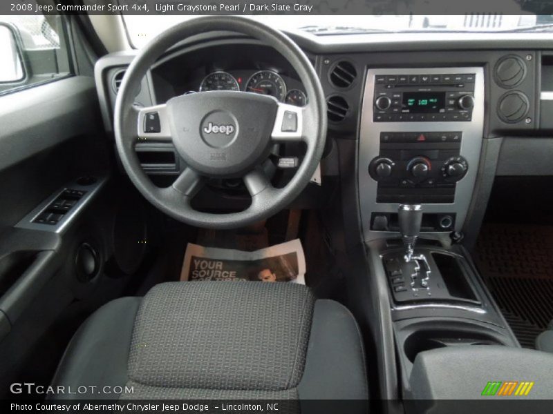 Light Graystone Pearl / Dark Slate Gray 2008 Jeep Commander Sport 4x4