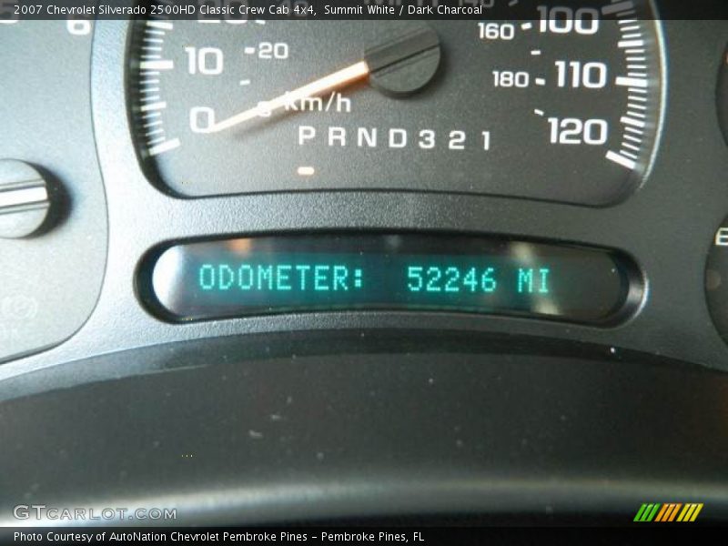 Summit White / Dark Charcoal 2007 Chevrolet Silverado 2500HD Classic Crew Cab 4x4