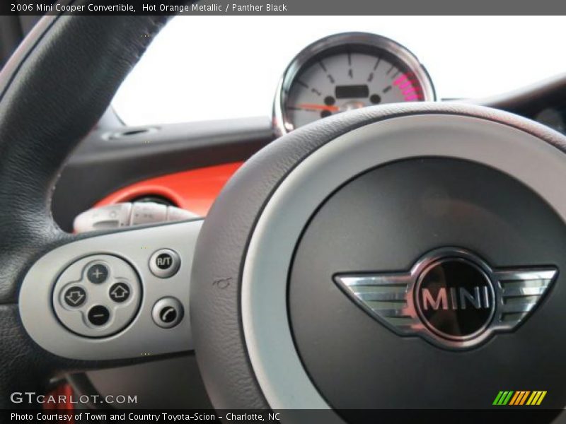 Hot Orange Metallic / Panther Black 2006 Mini Cooper Convertible