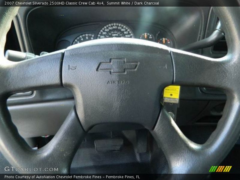 Summit White / Dark Charcoal 2007 Chevrolet Silverado 2500HD Classic Crew Cab 4x4