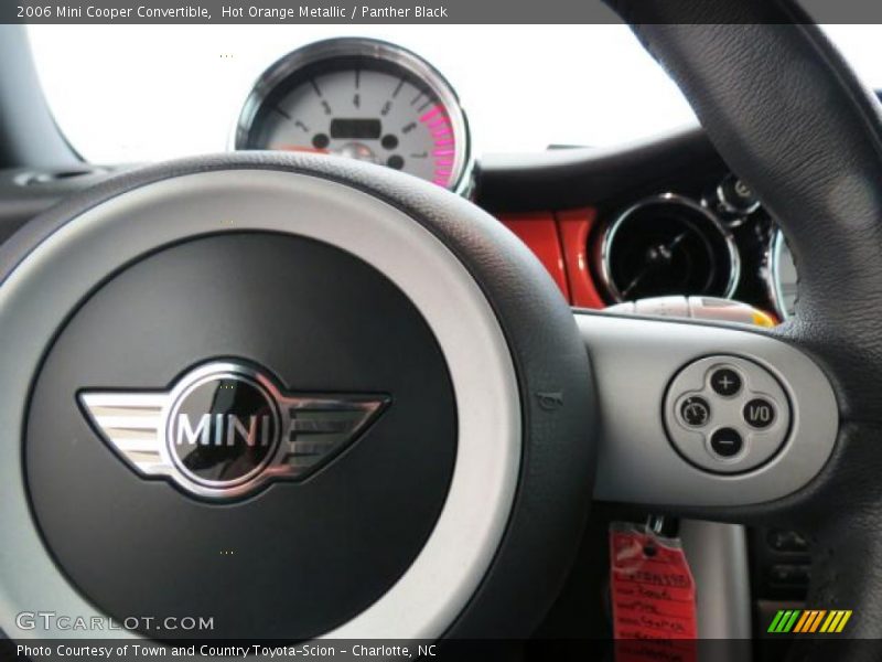 Hot Orange Metallic / Panther Black 2006 Mini Cooper Convertible