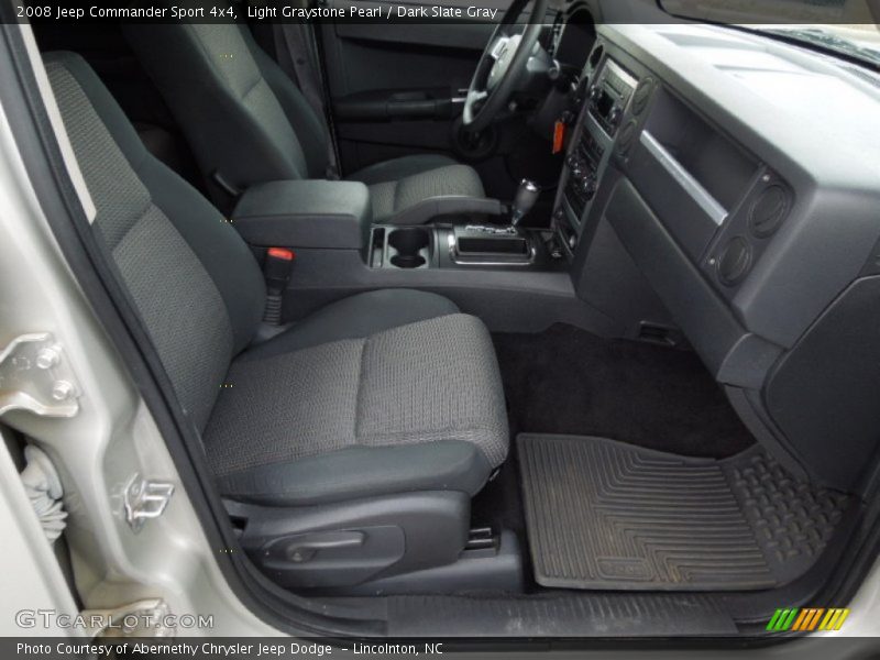 Light Graystone Pearl / Dark Slate Gray 2008 Jeep Commander Sport 4x4