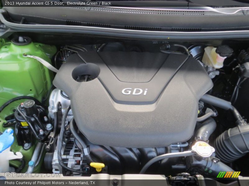  2013 Accent GS 5 Door Engine - 1.6 Liter GDI DOHC 16-Valve D-CVVT 4 Cylinder