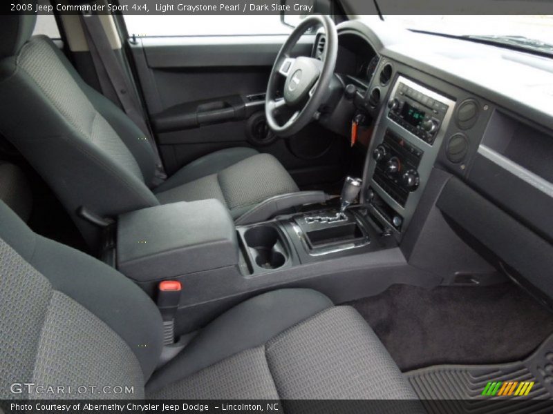 Light Graystone Pearl / Dark Slate Gray 2008 Jeep Commander Sport 4x4