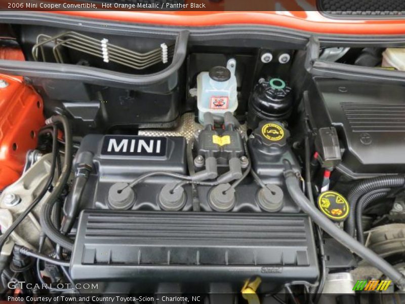 Hot Orange Metallic / Panther Black 2006 Mini Cooper Convertible