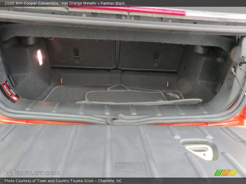 Hot Orange Metallic / Panther Black 2006 Mini Cooper Convertible