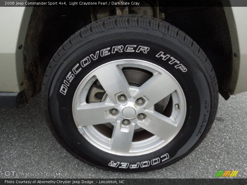 Light Graystone Pearl / Dark Slate Gray 2008 Jeep Commander Sport 4x4