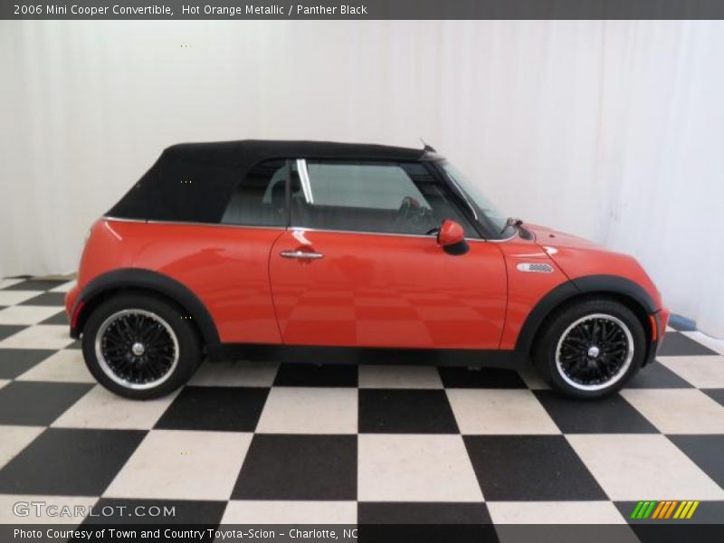 Hot Orange Metallic / Panther Black 2006 Mini Cooper Convertible