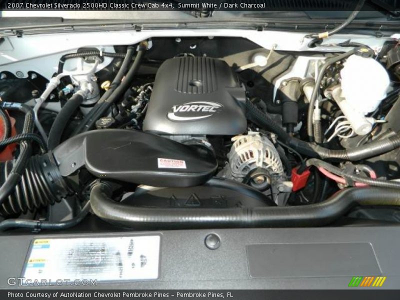 Summit White / Dark Charcoal 2007 Chevrolet Silverado 2500HD Classic Crew Cab 4x4