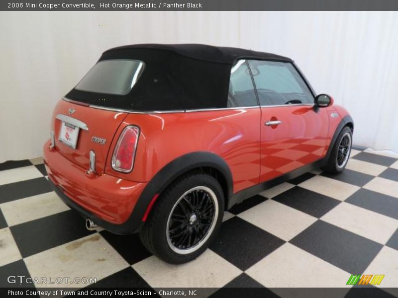 Hot Orange Metallic / Panther Black 2006 Mini Cooper Convertible