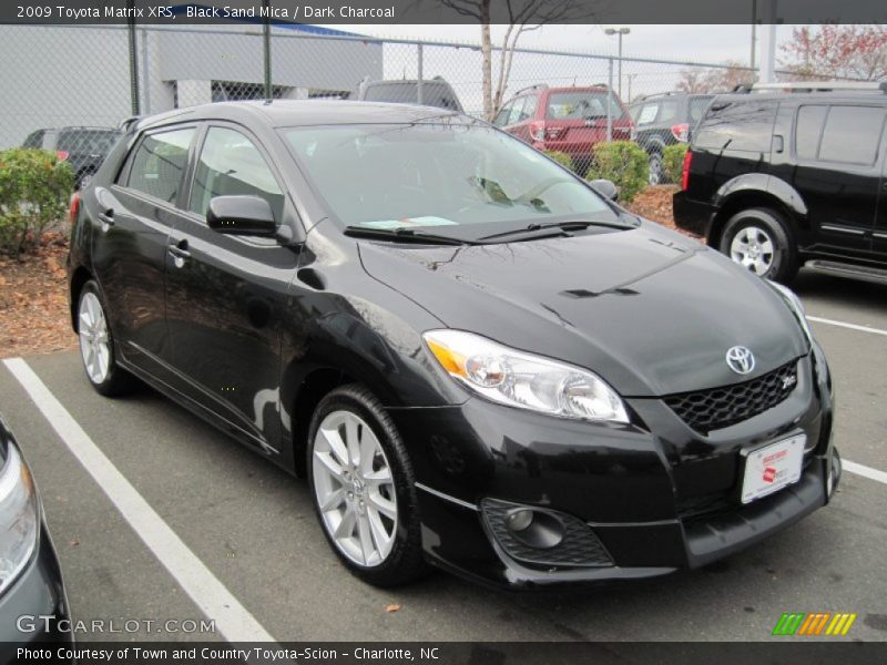 Black Sand Mica / Dark Charcoal 2009 Toyota Matrix XRS