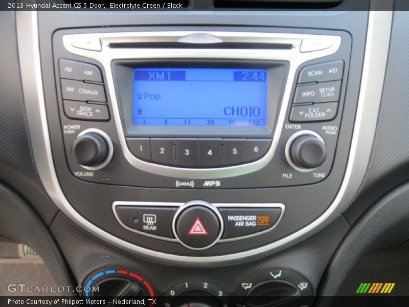 Audio System of 2013 Accent GS 5 Door