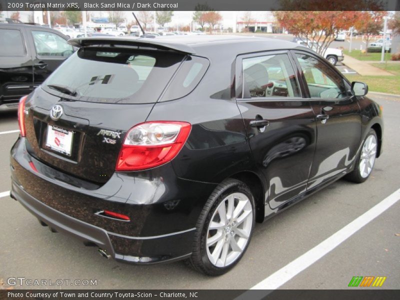 Black Sand Mica / Dark Charcoal 2009 Toyota Matrix XRS