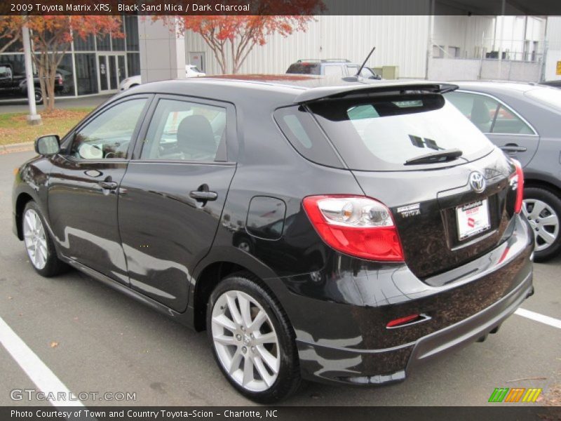 Black Sand Mica / Dark Charcoal 2009 Toyota Matrix XRS