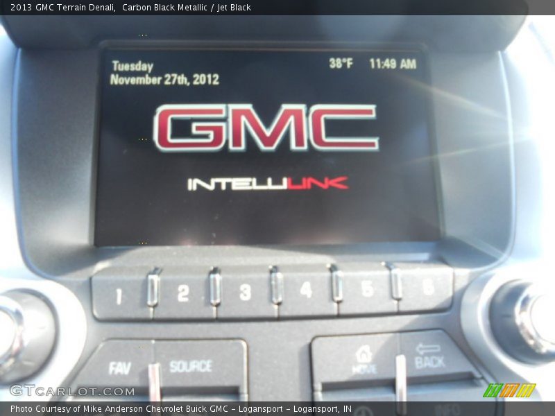 Carbon Black Metallic / Jet Black 2013 GMC Terrain Denali