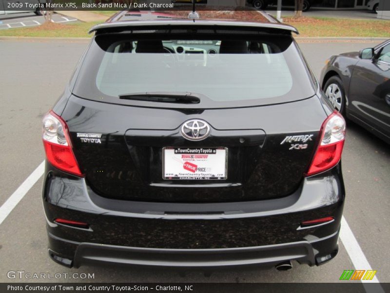 Black Sand Mica / Dark Charcoal 2009 Toyota Matrix XRS