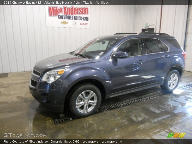 Atlantis Blue Metallic / Light Titanium/Jet Black 2013 Chevrolet Equinox LT