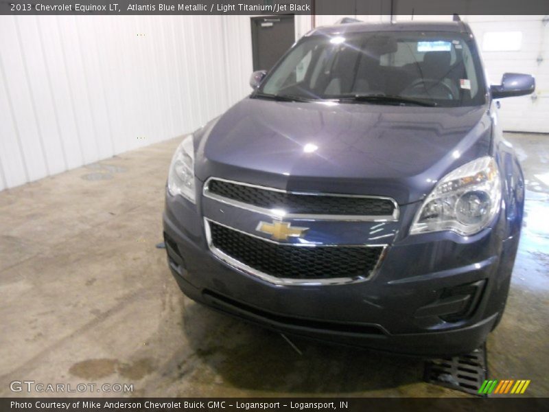 Atlantis Blue Metallic / Light Titanium/Jet Black 2013 Chevrolet Equinox LT