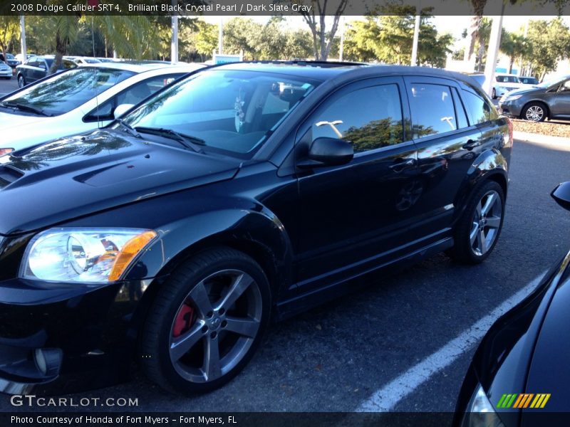 Brilliant Black Crystal Pearl / Dark Slate Gray 2008 Dodge Caliber SRT4